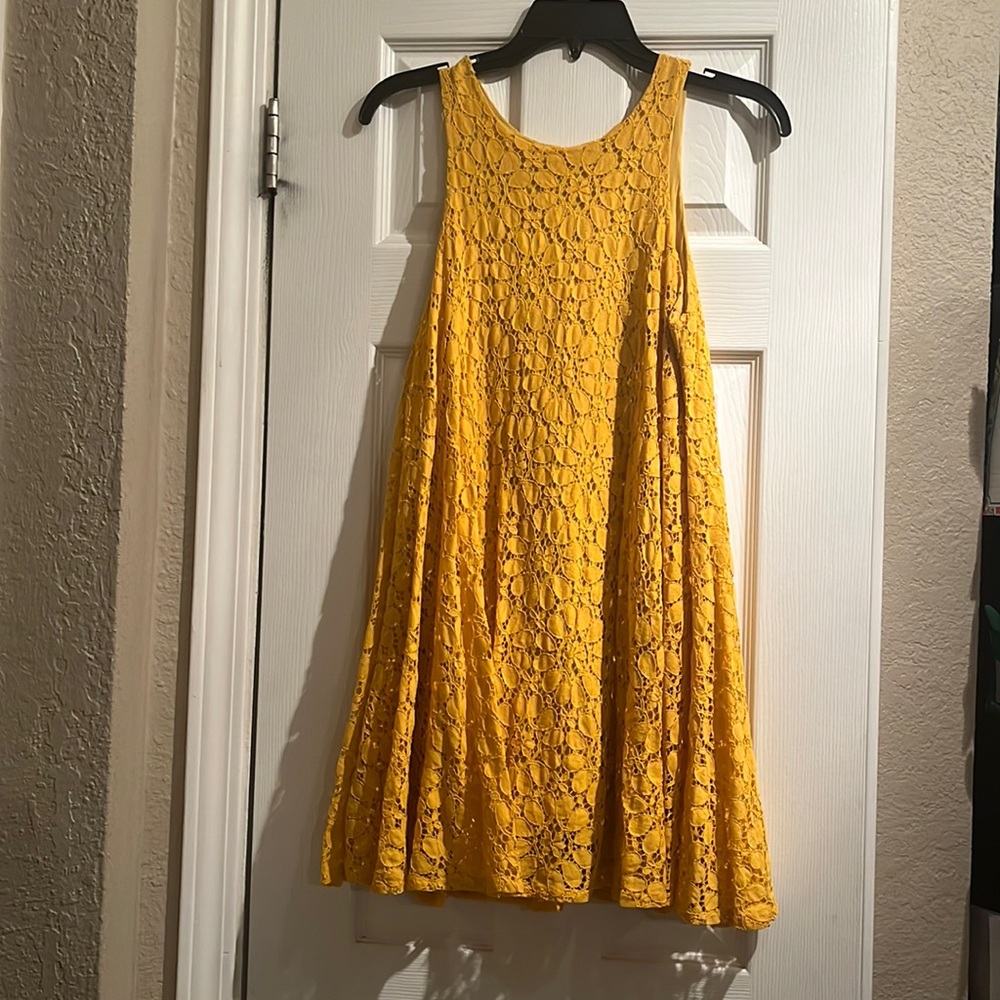 Yellow Lace Dress